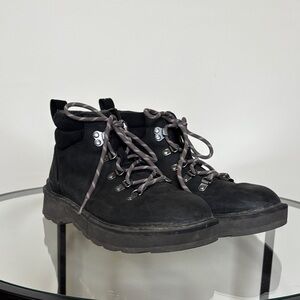 Sorel Black Lace-Up Hi-Line Hiking Boots